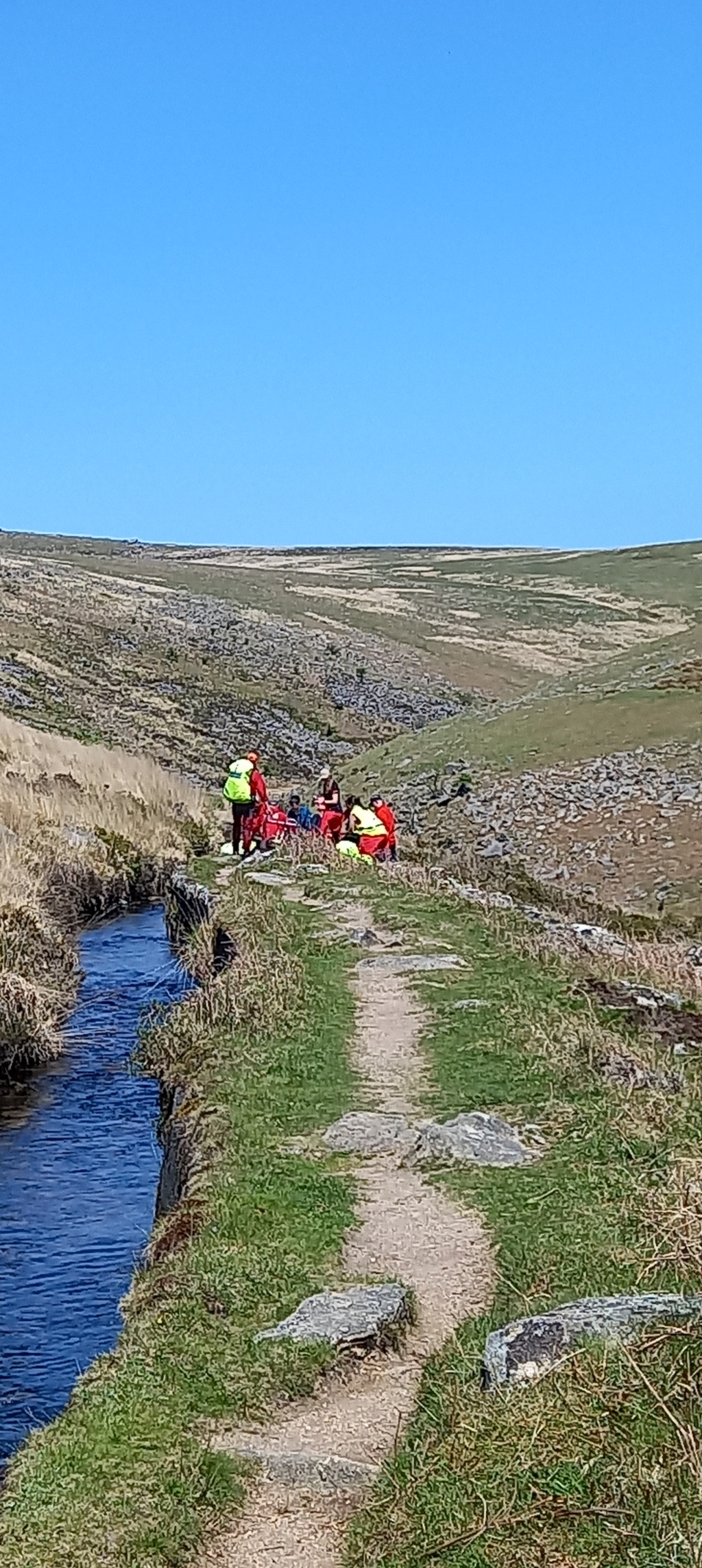 8/05/2022  Injured male in Tavy Cleave